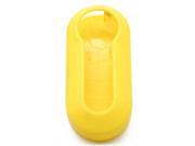 TinkSky Plastic Key Cover Case Shell for Fiat 500 Panda Punto Yellow