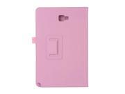TinkSky PU Leather Slim Folding Case Cover for Samsung Tab A 10.1 Inch Pink