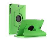TinkSky PU Leather 360° Rotating Stand Case Cover for Samsung Galaxy Tab A 9.7 Inch SM T550 Tablet ONLY Green
