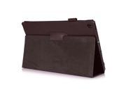 TinkSky Tablet Protective Cover Slim Folding Cover Case for Sony Tablet Z Brown