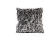 TinkSky Soft Plush Trow Pillow Case Cushion Cover for Sofa Home Decoration Deep Grey