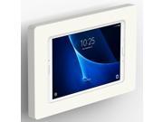 Samsung Galaxy Tab A 10.1 White Enclosure w Tilting VESA Wall Mount [Bundle]