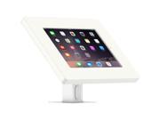 VidaMount iPad 2 3 4 White Covered Home Buttoned Rotating Tilting Desk Table Mount [Bundle]