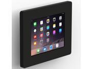 iPad 2 3 4 VESA Black Home Button Covered Tablet Enclosure w Tilting VESA Mount [Bundle]