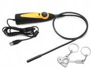 Blueskysea 8.5mm HD 2MP 720P USB Inspection Endoscope Borescope Snake Camera Photo 98AS with a Free Gift Key Chain