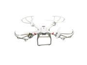 MJX X101 2.4G 6-axis Gyro 4-CH 360° Flips 3D Roll Rc Quadcopter Drone with Headless Mode One Key Return (Drone without Cam, White)