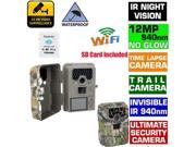 Sg 880v 2 Lcd Time Lapse Ip66 940nm Hd 12mp 1080P GPS 2 3 4X Digital Zoom Support WIFI SD Card Infrared Trail Hunting Scouting Trail Camera Ir Led Night Add