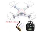 Syma X5C-1 6-Axis 2.4G Gyro RC Drone Quadcopter RTFW/2MP HD Camera With Extra 1 Piece720Mah Battery