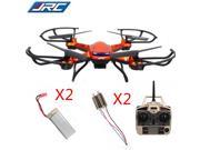 JJRC H12C 4ch 6-Axis gyro Headless Mode One Key Return Rc Quadcopter 5Mp Camera (JJRC H12C with Extra 2 sets Batteries and 4 Motors, Orange )