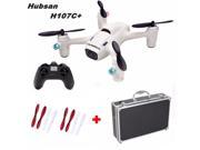 Hubsan X4 Camera Plus H107C 2.4Ghz 6 Axis 4CH RC Quadcopter Drone w 720p HD Camera RTF Altitude Hold Function 360 Degree Eversion Carrying Case 2 Sets