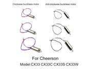 3 Piece Clockwise Motor And 3 Piece Anticlockwise Motor For Cheerson CX 33 CX 33C CX 33S CX 33W Tricopter 6 Pieces