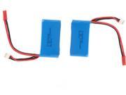 2 Pcs Wltoys 7.4v 1100mah Li po Helicopter Battery Spare Part Repalcement for Wltoys Rc Car A949 A959 A969 A979 Rc Car