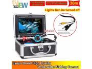 Eyoyo 30M 7 LCD Infrared LED Light 800*480p Monitor 1000TVL Underwater Camera Ice Sea Fishing Fish Finder With Lights Control