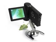 UM039 Portable 3 LCD Digital Microscope 5.0MP 8 LED Rechargeable Li ion Battery Without micro SD card