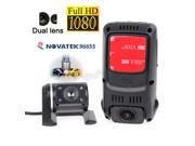 B40S Plus B40S Dual Lens Capacitor HD 1080p Rotatable Car Dash Camera WDR G sensor Loop recording Black Box DVR Car Vedio Recorder