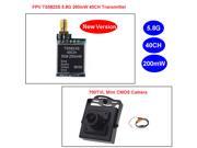 Upgraded TS5823S 5.8G 200mW 40CH Wireless AV Transmitter 700TVL 1 4 CMOS MTV FPV CCTV Camera