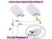 White DIY Extended Range Modification Antenna Booster Signal Amplifer Refitting Kit For DJI Phantom 3 Inspire 1