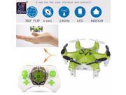 Fayee FY805 Mini Headless Mode 2.4G 4CH 6 Axis LED 3D Flips RC Hexacopter RTF RC Helicopter Quadcopter Drone Airplane Toys Green