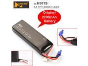 1Pcs Hubsan H501S Original Replacement Battery 7.4V 2700mAh 10C RC Lipo Battery Spare Parts