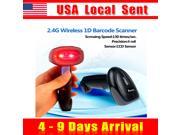 { Sent from USA } HJ D90T 2.4GHz Wireless CCD Handheld Barcode Scanner Rechargeable Bar Code Scanner For Windows Mobile Payment