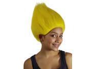 Yellow Adult Troll Wig Gnome Clown Costume Doll Sports Team Dr Seuss 90s Fun