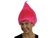 Pink Adult Troll Wig Gnome Clown Costume Team Doll Hot Womens Dr. Seuss 90's