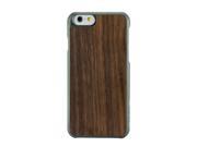 Hot selling real Bamboo Wood Black Brown case For natural wooden iphone 6 carving brief cover style With Top PC