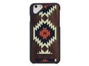 Wood Case for iPhone 6 New Cover Natural Real Walnut Bamboo Carving Patterns Wood Slice Blue PC Edges Back Cover