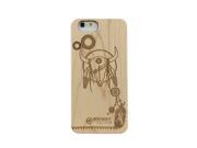 New Arrival Eco friendliness Ivory bamboo wooden case for iphone 6 New Cover Natural Real Maple Bamboo Carving Patterns Wood Slice Plastic Edges Back Cover