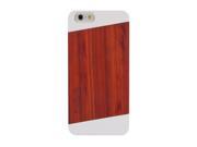 Hot selling real Eco Friendiness Red Bamboo Wood case For natural Rosewood wooden iphone 6 carving brief cover style