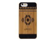 New Arrival Fashion Yellow Carbonized Bamboo Wood Wooden Case for iphone 6 Carving Natural Bamboo Back Cover with Top PC For Iphone 6 case