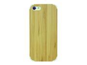 2015 New Arrival For Iphone Natural Yellow Bamboo Wooden Cover Case Hard Back for Iphone 5c High Protective