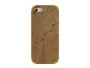 Top selling New Arrival High Quanlity Natural Cherry Wooden Cover Case Hard Back for Iphone 5C High Protective Beige