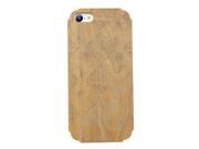 New Arrival 3D Knight BY137CH W 1 funny wave laser Real Cherry bamboo wood case for iphone 5C Beige