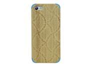 Eco Friendly 3D Knight New Arrival Bamboo wood laser phone case for iphone 5c carving back cover with Blue PC Frame