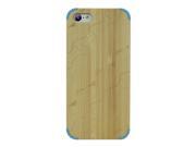 Fashion Yellow Bamboo wooden case for iphone carve designe wooden back with top PC frame for iphone 5c