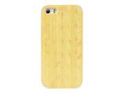 Top quality custom Yellow Bamboo wooden cover case for iphone 5c
