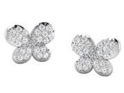 0.26 Cts Sparkles Diamond Earrings in 10KT Gold Real Diamonds Diamonds