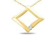 0.05 Cts Sparkles Diamond PENDANT in 18KT Gold Real Diamonds