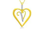 0.08 Cts Sparkles Diamond Pendant in 18KT Gold Real Diamonds