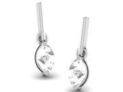 0.02 cts Sparkles Diamond EarRings in 14KT Gold Real Diamonds