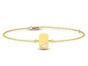 0.01 Cts Sparkles Diamond BRACELET in 18KT Gold & Real Diamonds 0.01 Cts Sparkles Diamond BRACELET in 18KT Gold & Real Diamonds
