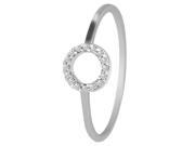 92 Ct White Silver round Shaped Diamond Ring 0.07 ct diamond GH SI 0.79 grammes.