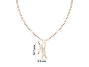 His Her 0.03 Cts Diamond Pendant in 925 Sterling Silver GH Color PK Clarity with 16 Silver Chain