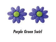 Ficklets Eyewear Charms Purple Green Swirl