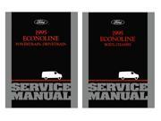 1995 Ford Econoline Shop Service Repair Manual Book Engine Drivetrain OEM