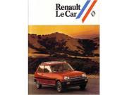 1980 Renault Le Car Sales Brochure Literature Book Advertisement Options Specs