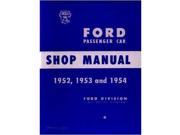 1952 1953 1954 Ford Fairlane T Bird Shop Service Repair Manual Book Engine
