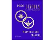 1956 1957 Lincoln Capri Premiere Shop Service Repair Manual Book Engine