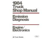 1984 Ford Truck Emissions Diagnostic Procedure Service Manual Factory OEM